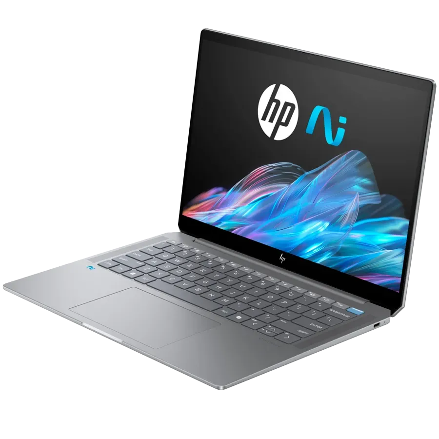 Ноутбук HP INC 14"), Ryzen AI 9 HX 375, 32 ГБ, Radeon, Meteorite Silver, 1 ТБ — Изображение №3
