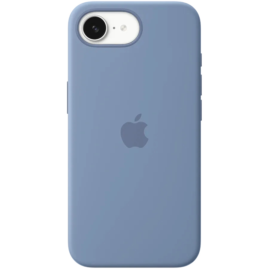 Husă APPLE din silicon pentru iPhone 16e, Winter Blue — image №1
