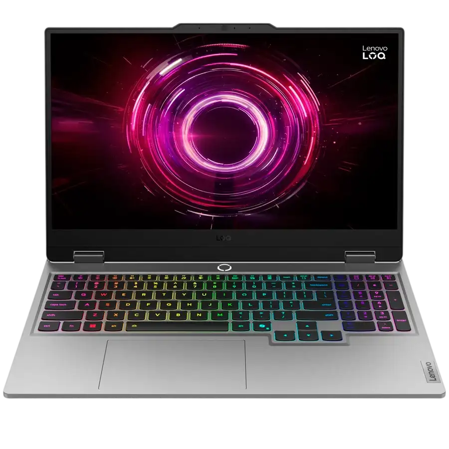 Gaming LENOVO LOQ 15 15.6" Ryzen 7 170 16GB RAM 512GB SSD, Luna Grey, 2026 — Image №1
