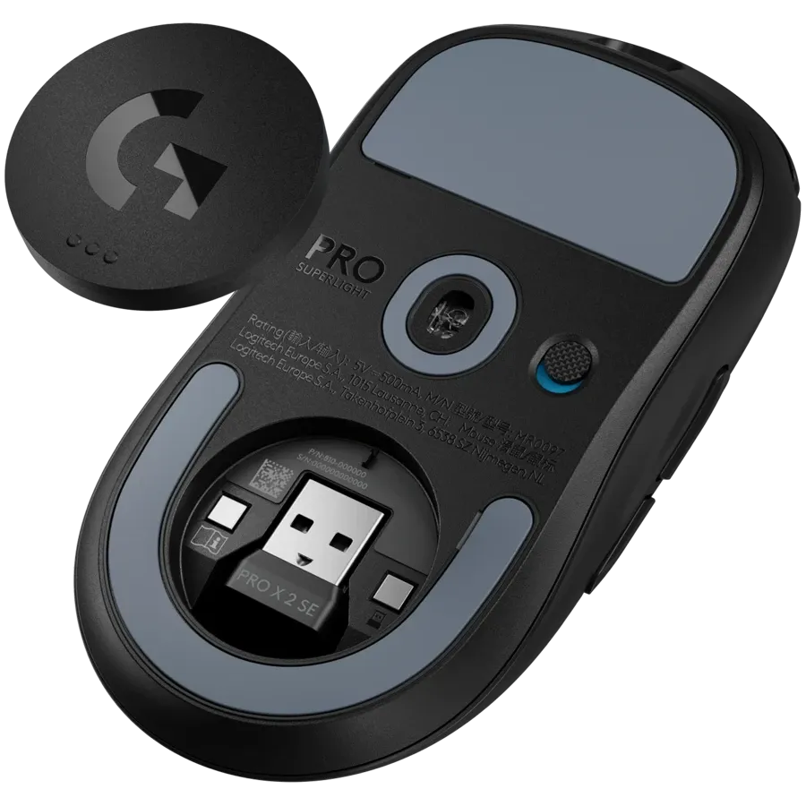 LOGITECH G PRO X SUPERLIGHT 2 SE Ποντίκι παιχνιδιού, Ασύρματο, Μαύρος — Εικών №4