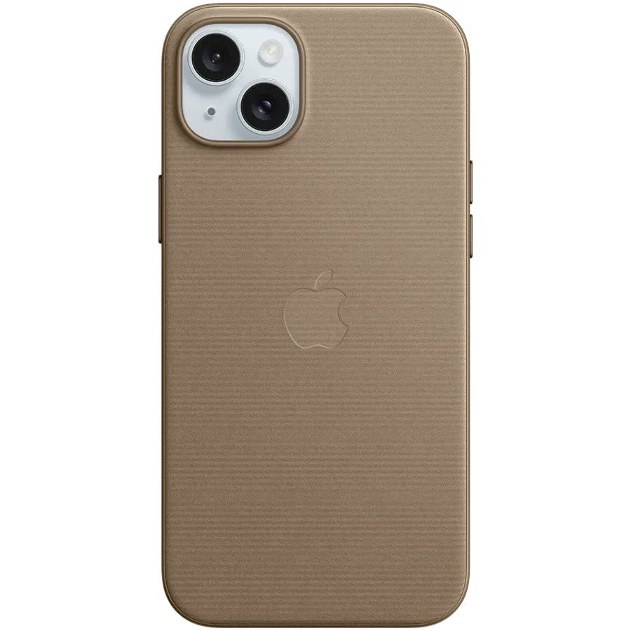 Чехол APPLE FineWoven с MagSafe для iPhone 15 Plus, Taupe — image №1