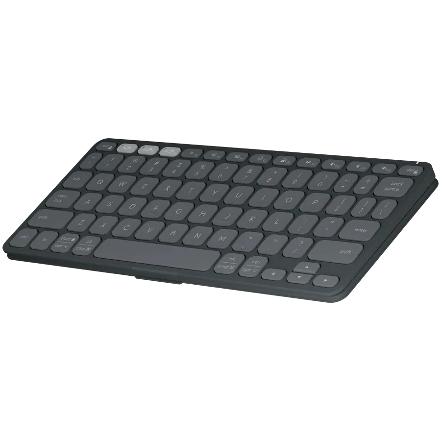 LOGITECH Keys-To-Go 2 Keyboard, Wireless, Graphite, US EN — Image №3