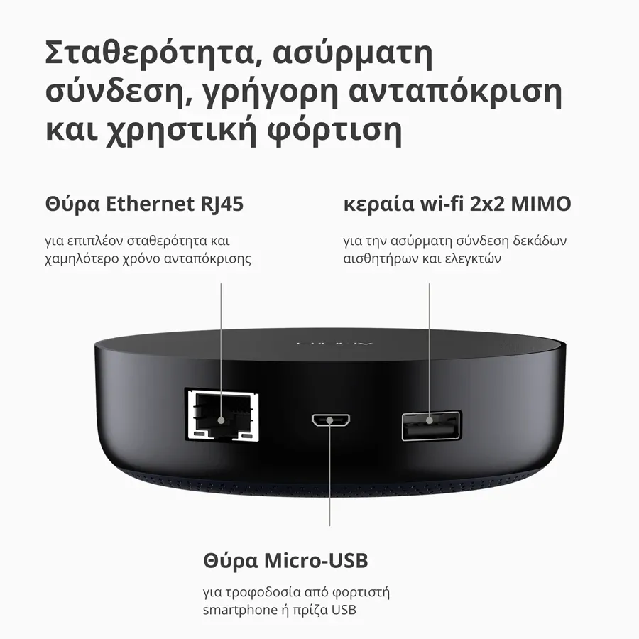 AQARA Smart Gateway Hub, Μαύρος — Εικών №9