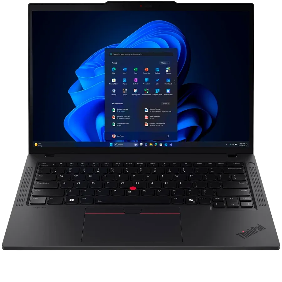 Laptop LENOVO ThinkPad T14 Gen 6 14" (1920x1200 60Hz), Core Ultra 7 255U, 64 GB, Graphics, Black, 1 TB — Image №1