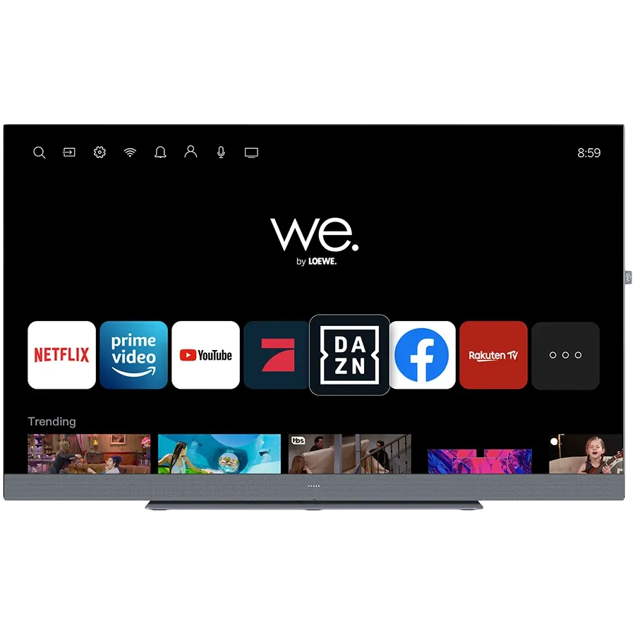 WE BY LOEWE Smart TV WE. SEE, LCD, 50", UHD, Storm Gray — Image №2