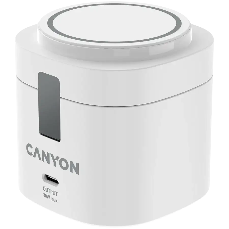 CANYON WCS405 WA Беспроводное зарядное устройство, 15 Вт, Белый — Изображение №1