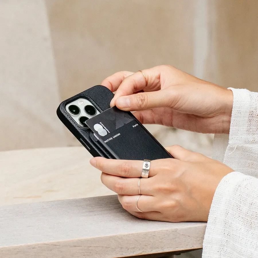 NATIVE UNION Карман Classic Card Wallet с MagSafe Чёрный — image №4