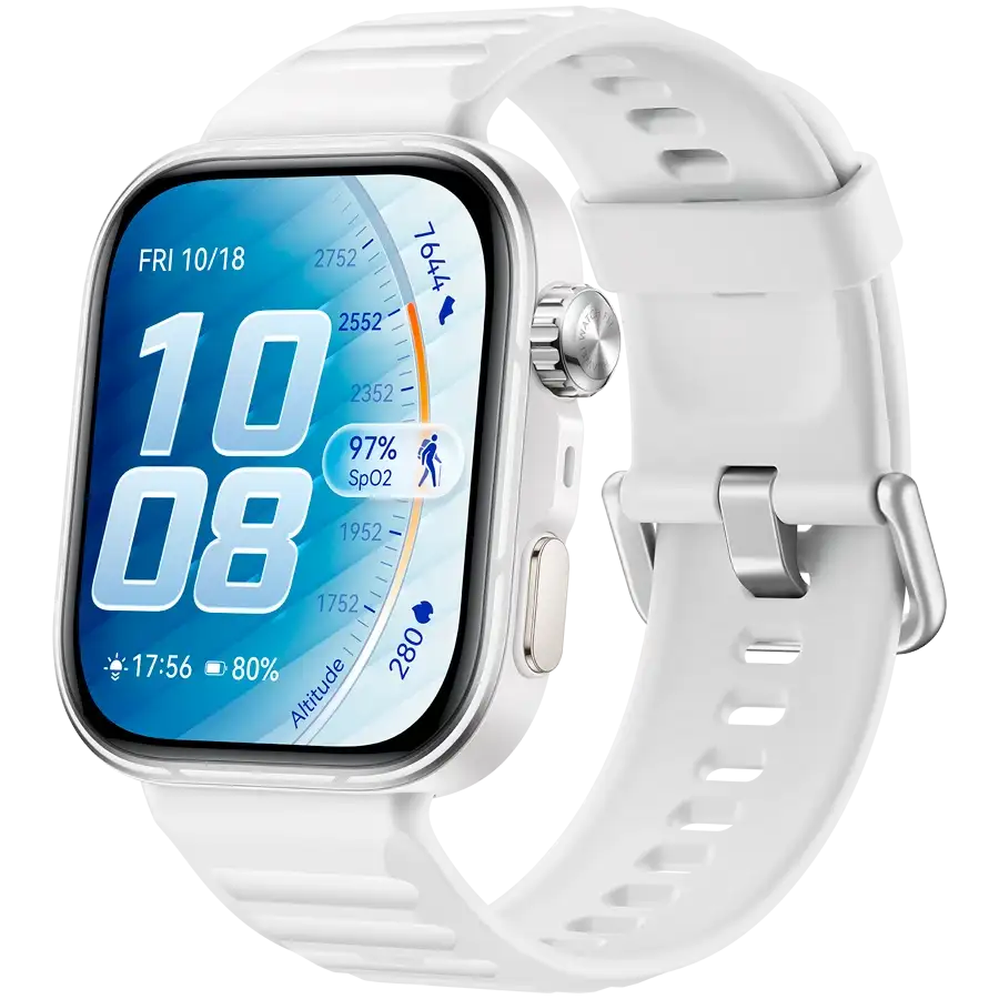 HUAWEI Watch Fit 5 Pro Smart Watch, 45mm, White — Image №1