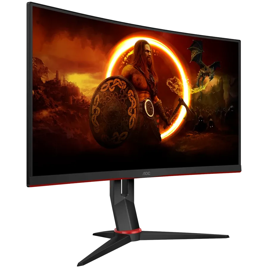 AOC Monitor LED (27", 1920x1080, VA) Black/Red — Image №3