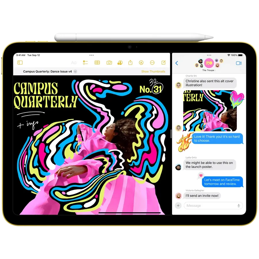 Apple iPad 10.9 (10 Gen), 256 ГБ, Wi-Fi, 2022, Серебристый (MCMD4QA/A_IS) — Изображение №4 Apple iPad 10.9 (10 Gen), 256 ГБ, Wi-Fi, 2022, Серебристый (MCMD4QA/A_IS) — Изображение №4