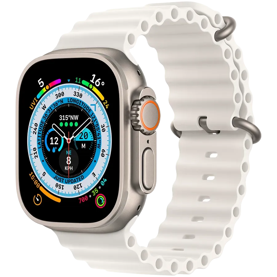 Band APPLE 49mm Ocean Band White — Изображение №3