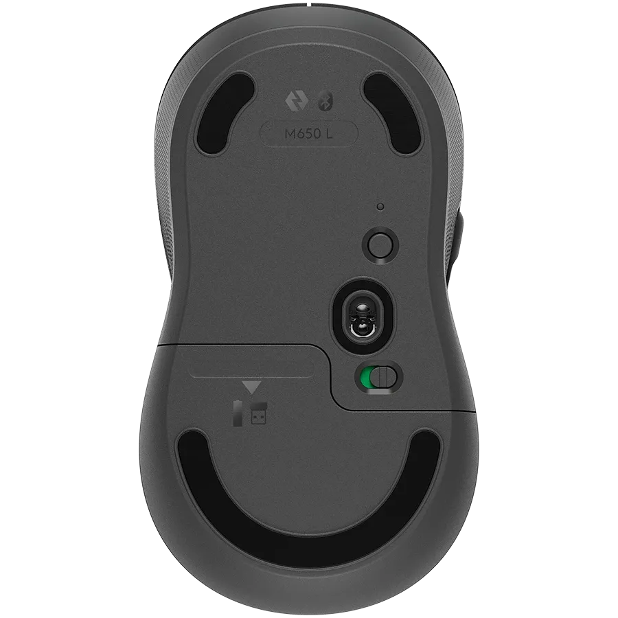 LOGITECH Mouse, Wireless, Graphite — Image №4
