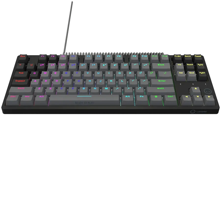 LORGAR Azar 514 TKL Игровая клавиатура, Проводная, Чёрный, Английский — Изображение №4