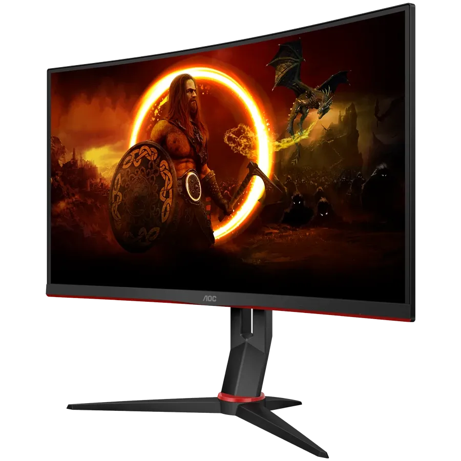 AOC Monitor LED (27", 1920x1080, VA) Black/Red — Image №2