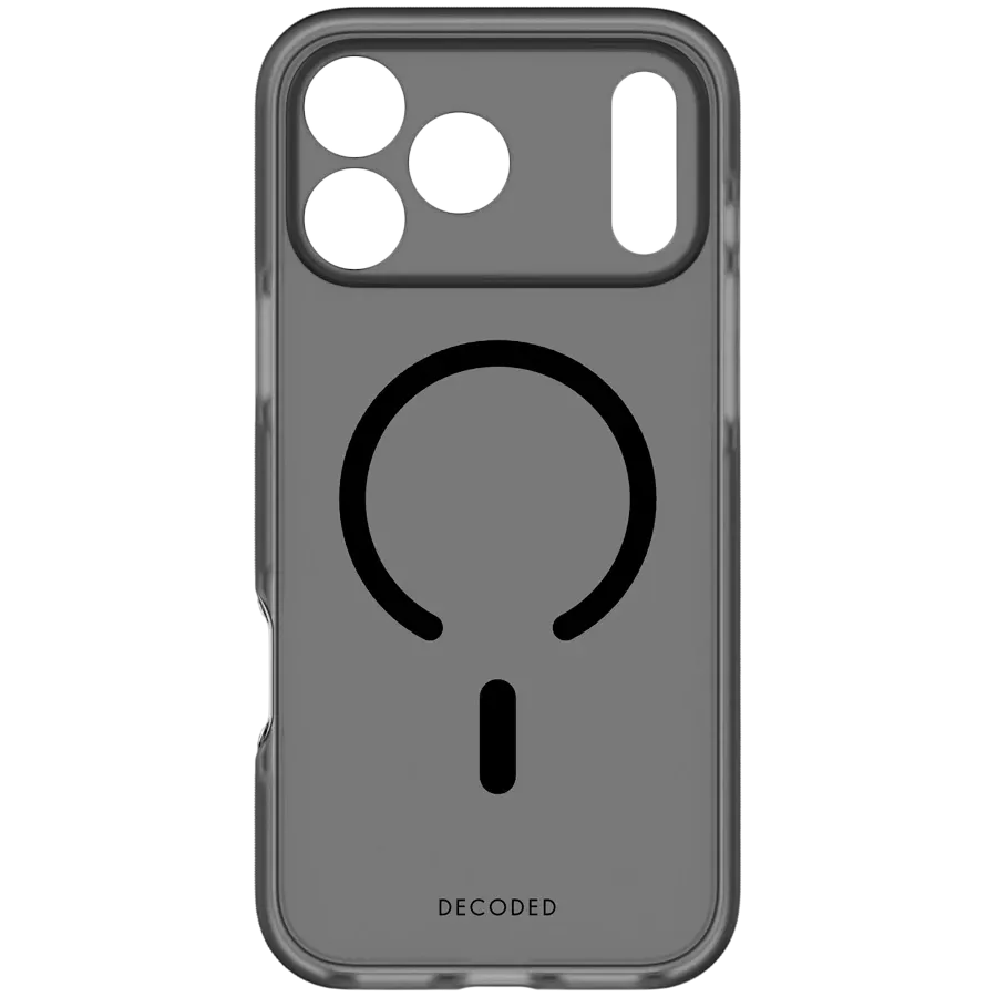 DECODED Защитный чехол Clear Case with MagSafe, Frost Black для iPhone 17 Pro Max — Изображение №1