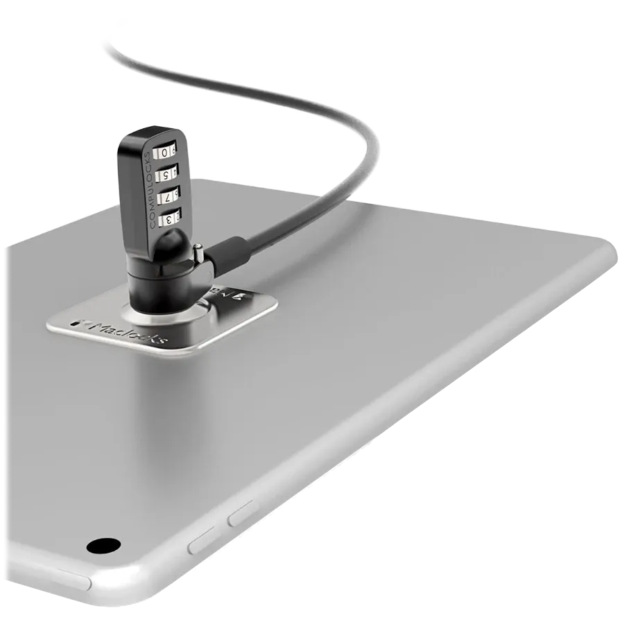 COMPULOCKS Universal στήριγμα με κλειδαριά συνδυασμού, Μαύρος — Εικών №1