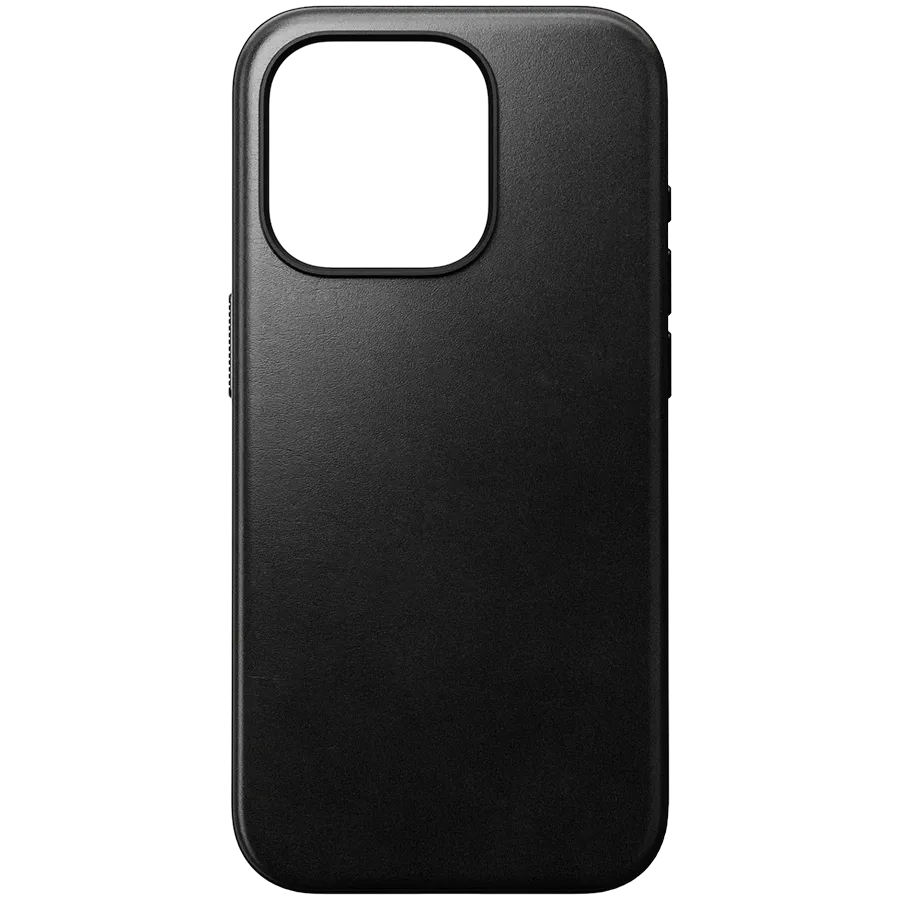 NOMAD Case Modern Leather Horween with MagSafe, Black for iPhone 15 Pro — Image №1 NOMAD Case Modern Leather Horween with MagSafe, Black for iPhone 15 Pro — Image №1