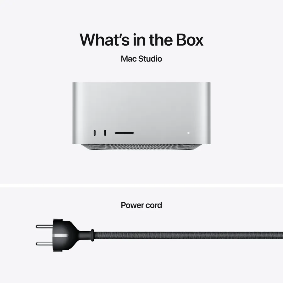 Apple Desktop Computer Mac Studio 36 GB, 512 GB SSD — Image №9 Apple Desktop Computer Mac Studio 36 GB, 512 GB SSD — Image №9