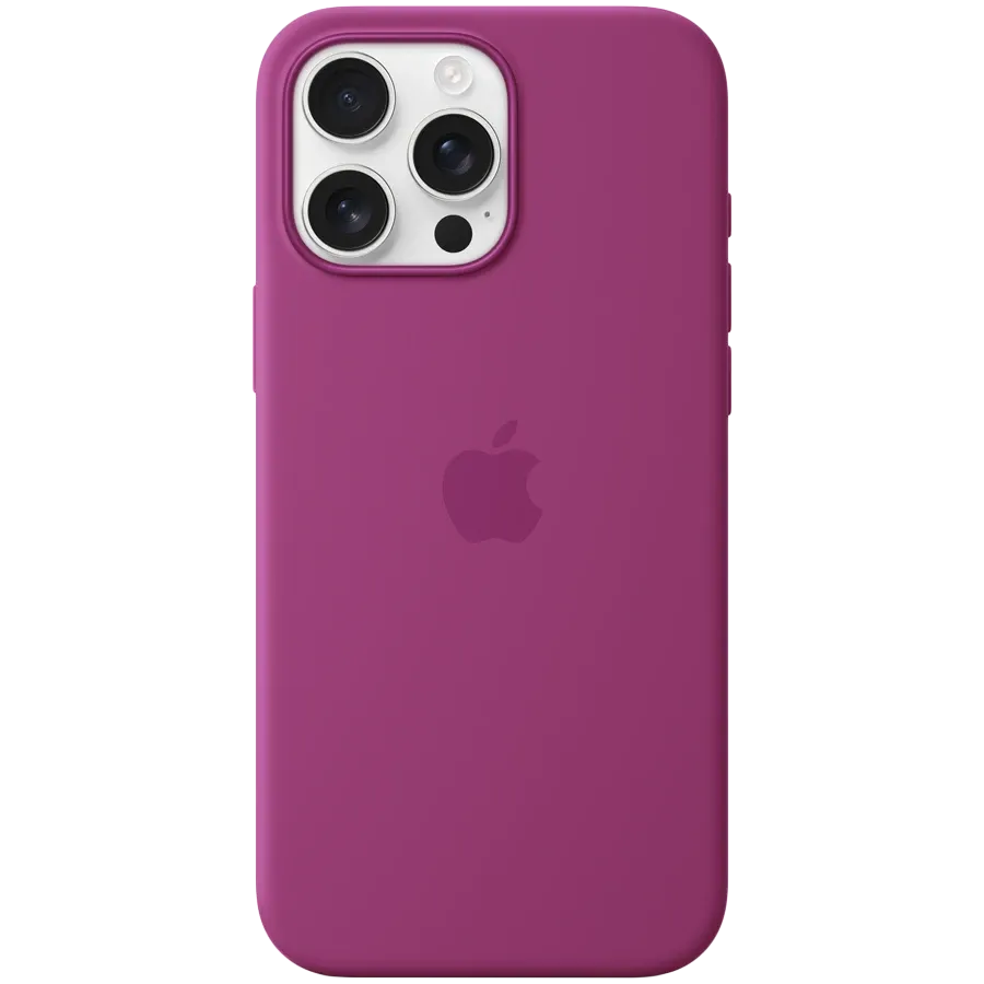 APPLE Silicone Case with MagSafe, Fuchsia for iPhone 16 Pro Max — Image №1