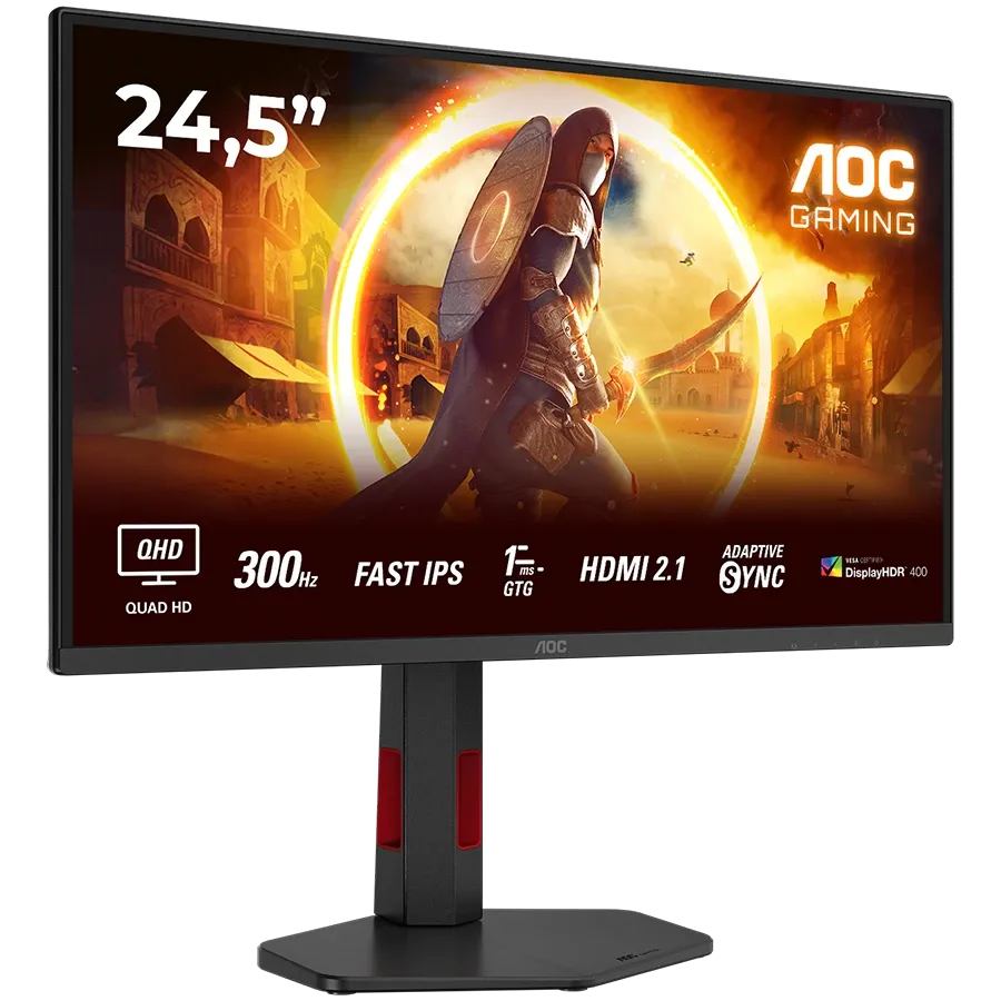 AOC LED-монитор (24.5", 2560x1440, Fast IPS) Чёрный — Изображение №2
