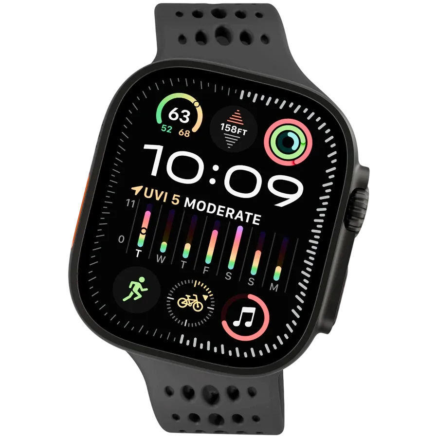 DECODED Band Extension Ares O Silicone Band Μαύρος Για Apple Watch 44 mmApple Watch 45 mmApple Watch 46 mmApple Watch 49 mm 44/45/46/49 mm — Εικών №2