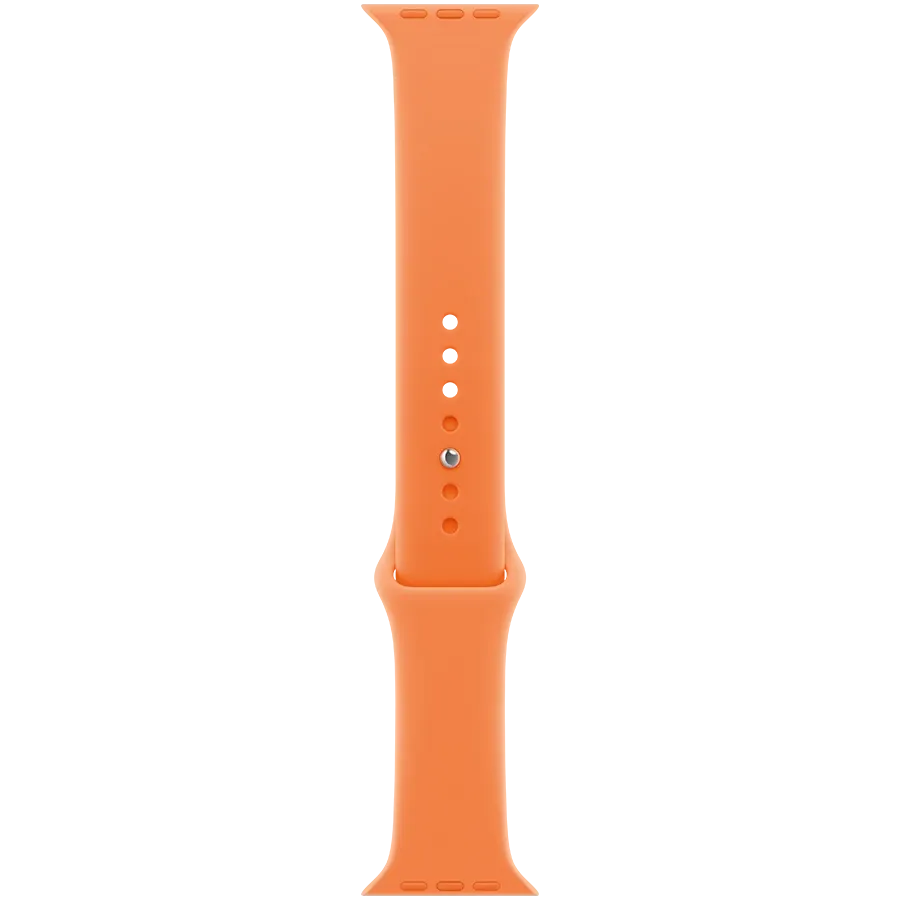 Apple 40мм Sport Band - S/M & M/L Удлинитель ремешка Sport Band Clementine для Apple Watch 38 mmApple Watch 40 mmApple Watch 41 mm 38/40/41 mm — Изображение №2
