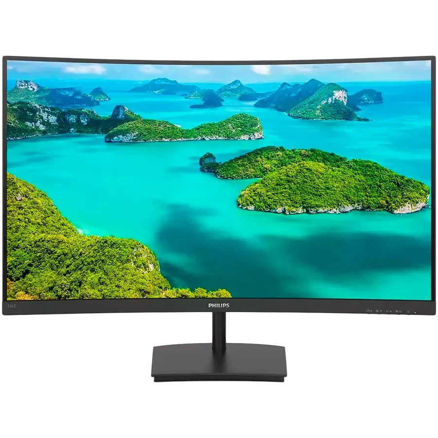 PHILIPS Monitor LCD (23.6", 1920x1080, VA) Μαύρος — Εικών №1