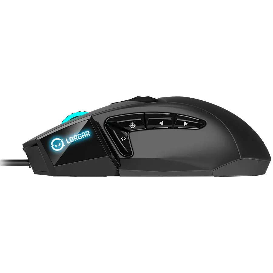 LORGAR Gaming Mouse, Wired, Black — Image №4 LORGAR Gaming Mouse, Wired, Black — Image №4