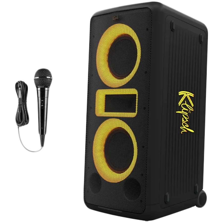 Φορητό ηχείο πάρτι KLIPSCH NEW YORK, μαύρο — Εικών №1 Φορητό ηχείο πάρτι KLIPSCH NEW YORK, μαύρο — Εικών №1