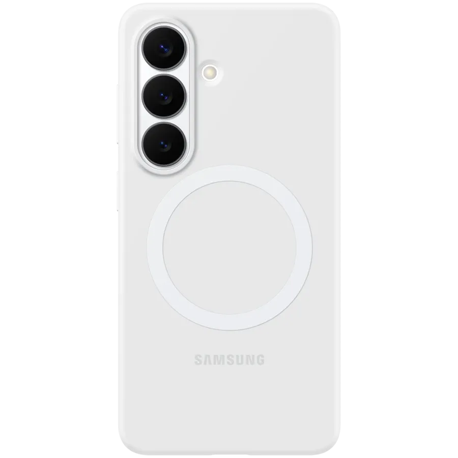 SAMSUNG Чехол Silicone Magnet Cover , Белый для Samsung Galaxy S26 — Изображение №1 SAMSUNG Чехол Silicone Magnet Cover , Белый для Samsung Galaxy S26 — Изображение №1