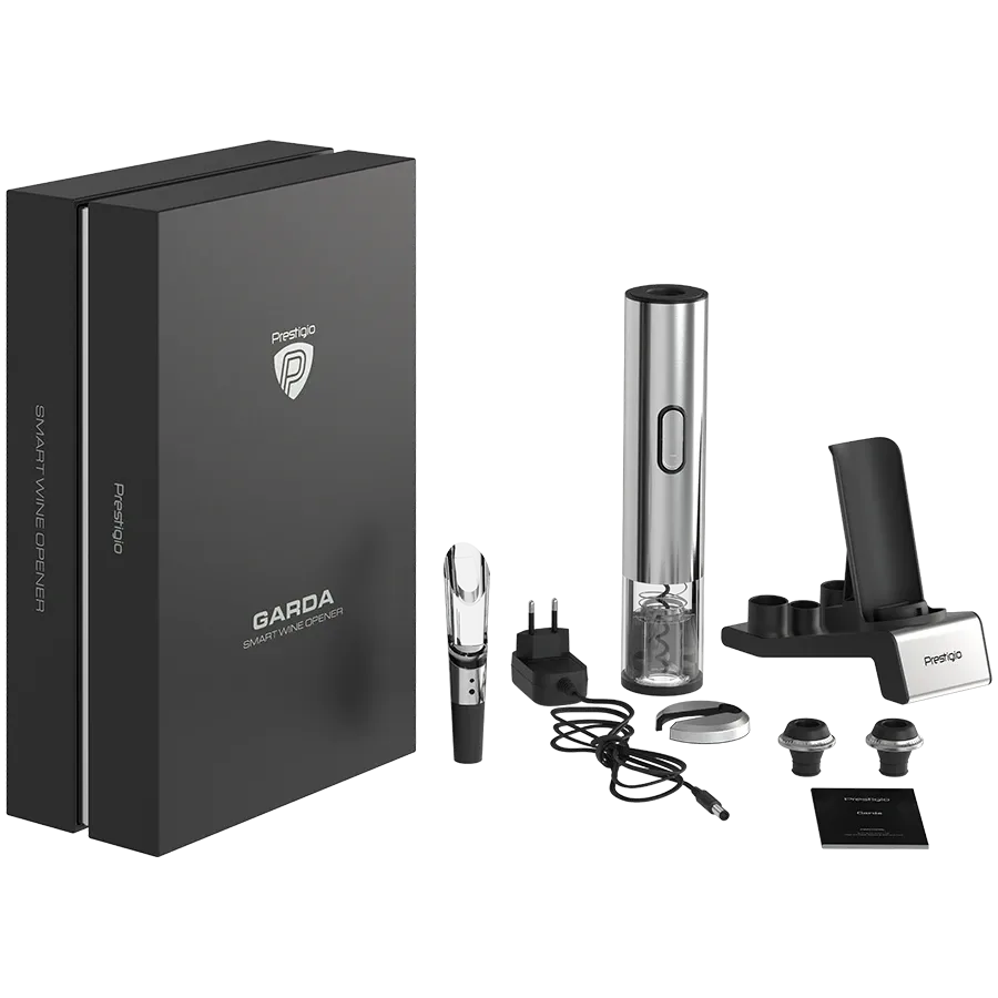 PRESTIGIO Garda , СеребристыйSmart wine opener — Изображение №1