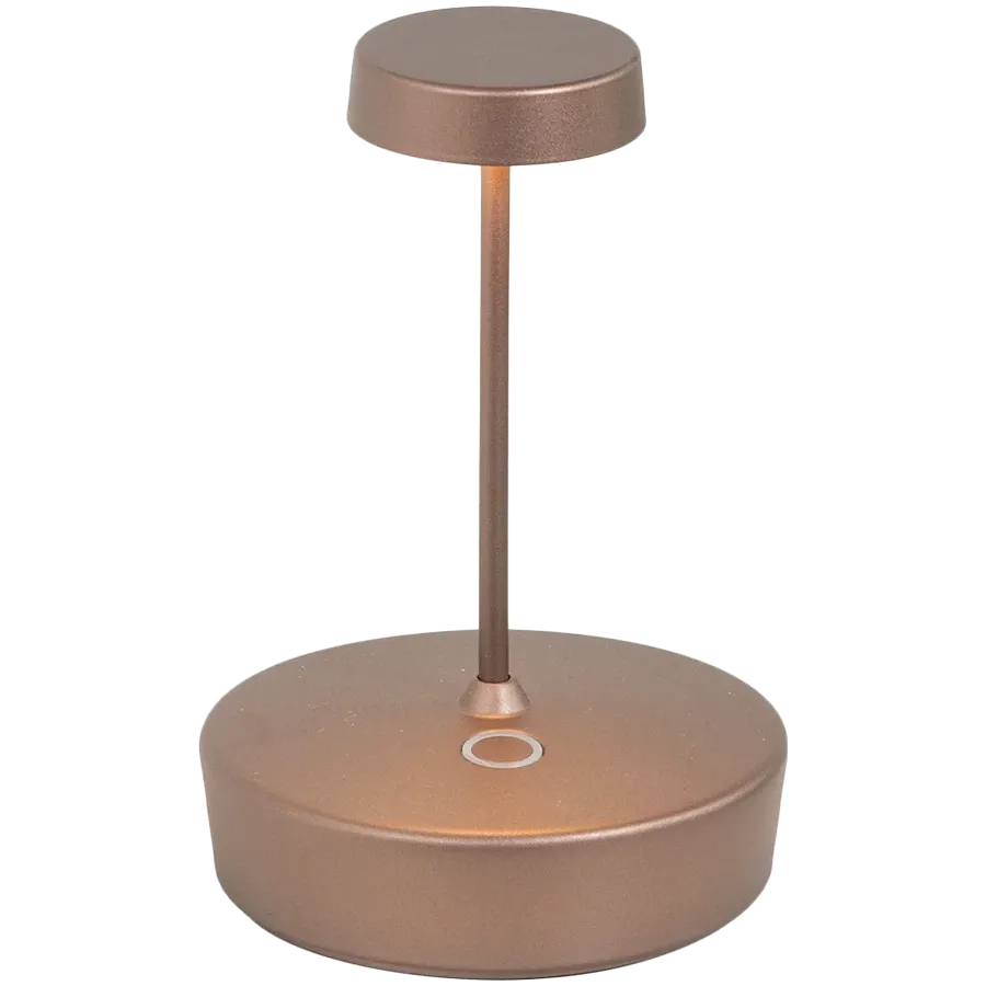 ZAFFERANO SWAP MINI TAVOLO 100x148mm. MATT BRONZE 2.0W LED 22/27/3000K- 5Vdc max 2A-IP65 — Εικών №1