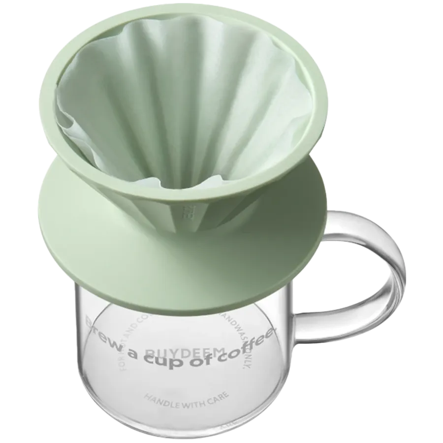 BUYDEEM Coffee Filter (350 ml), Cozy Greenish — Image №2