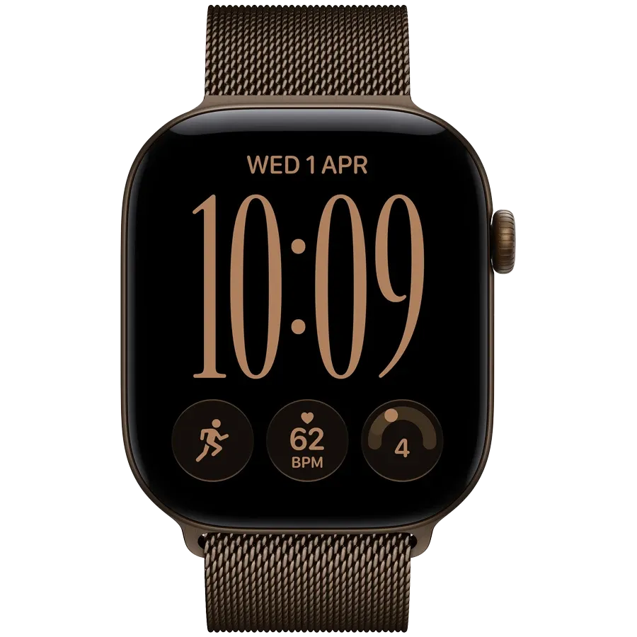 Apple Watch Series 12 GPS, 42χιλ., Dark Bronze, Milanese Loop — Εικών №2
