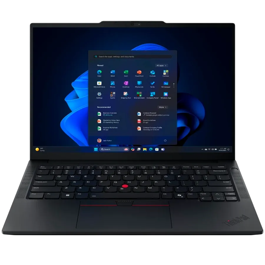 Φορητός LENOVO ThinkPad E14 Gen 7 14" (1920x1200 60Hz), Core Ultra 7 Processor 255H, 16 γιγαμπάιτε, Arc Graphics, Μαύρος, 512 γιγαμπάιτε — Εικών №1 Φορητός LENOVO ThinkPad E14 Gen 7 14" (1920x1200 60Hz), Core Ultra 7 Processor 255H, 16 γιγαμπάιτε, Arc Graphics, Μαύρος, 512 γιγαμπάιτε — Εικών №1