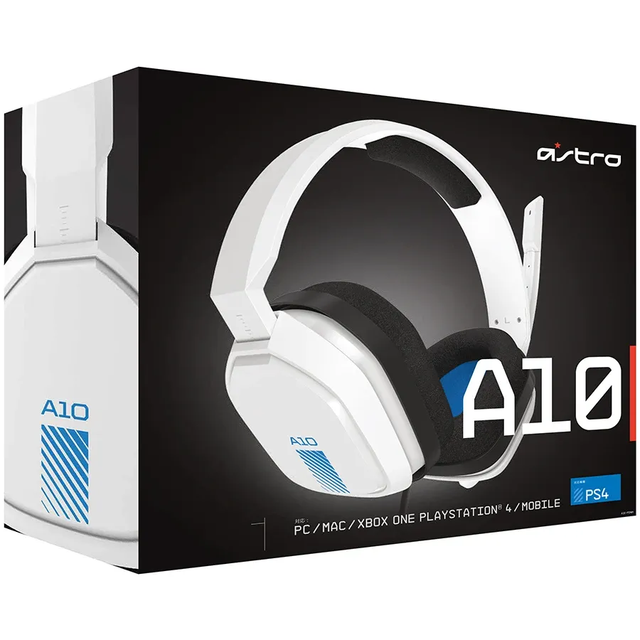 LOGITECH Astro A10 Gaming Ακουστικά, Λευκό — Εικών №2 LOGITECH Astro A10 Gaming Ακουστικά, Λευκό — Εικών №2