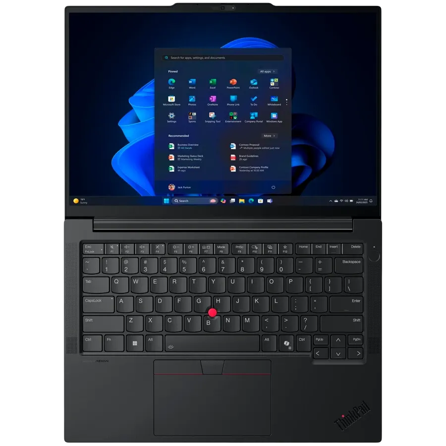 Laptop LENOVO ThinkPad E14 Gen 7 14" (1920x1200 60Hz), Core Ultra 5 Processor 225U, 32 GB, Graphics, Black, 1 TB — Image №4