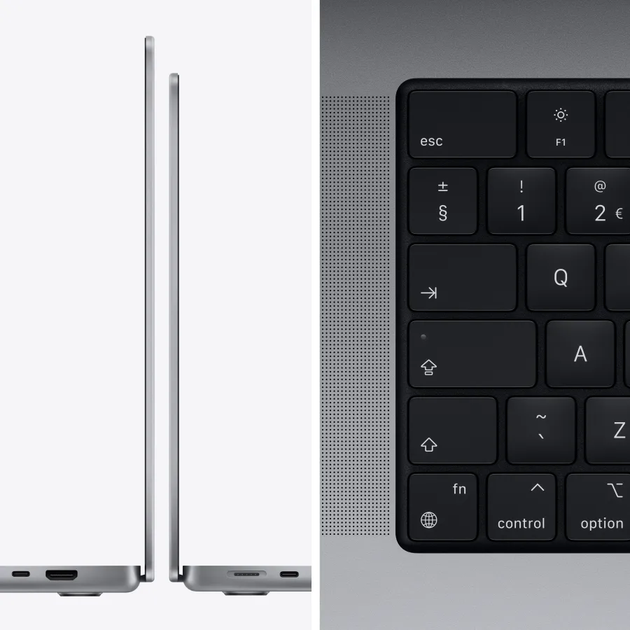 Apple MacBook Pro 14.2" Apple M1 Pro (8C CPU/14C GPU), 16 ГБ, 512 ГБ, Space Gray, Русский/Международный английский, 2021 — Изображение №4 Apple MacBook Pro 14.2" Apple M1 Pro (8C CPU/14C GPU), 16 ГБ, 512 ГБ, Space Gray, Русский/Международный английский, 2021 — Изображение №4