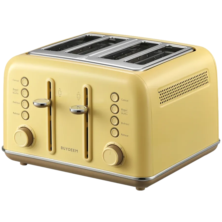 BUYDEEM Toaster DT640E, Mellow Yellow — Image №1
