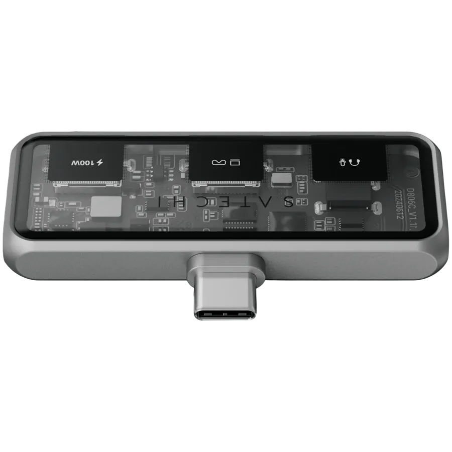 SATECHI USB Type C Hub, Space Gray — Image №3