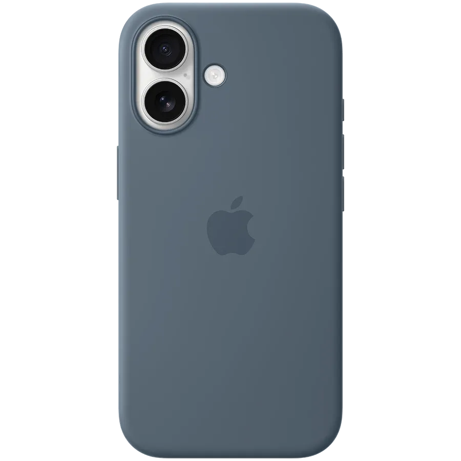 APPLE Silicone Case with MagSafe, Anchor Blue for iPhone 17 — Image №1