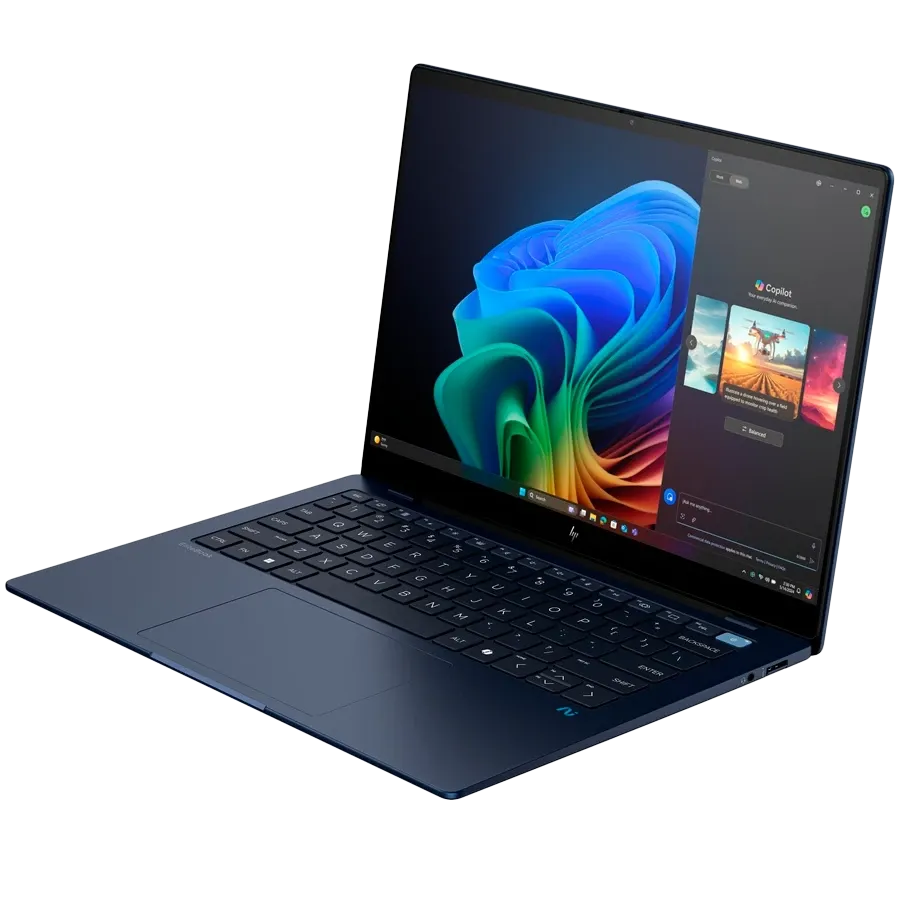 Laptop HP INC 14" (2240x1400), Qualcomm Snapdragon X Elite X1E-78-100, 32 GB, Qualcomm Adreno Graphics, Atmosphere Blue, 1 TB — Image №3