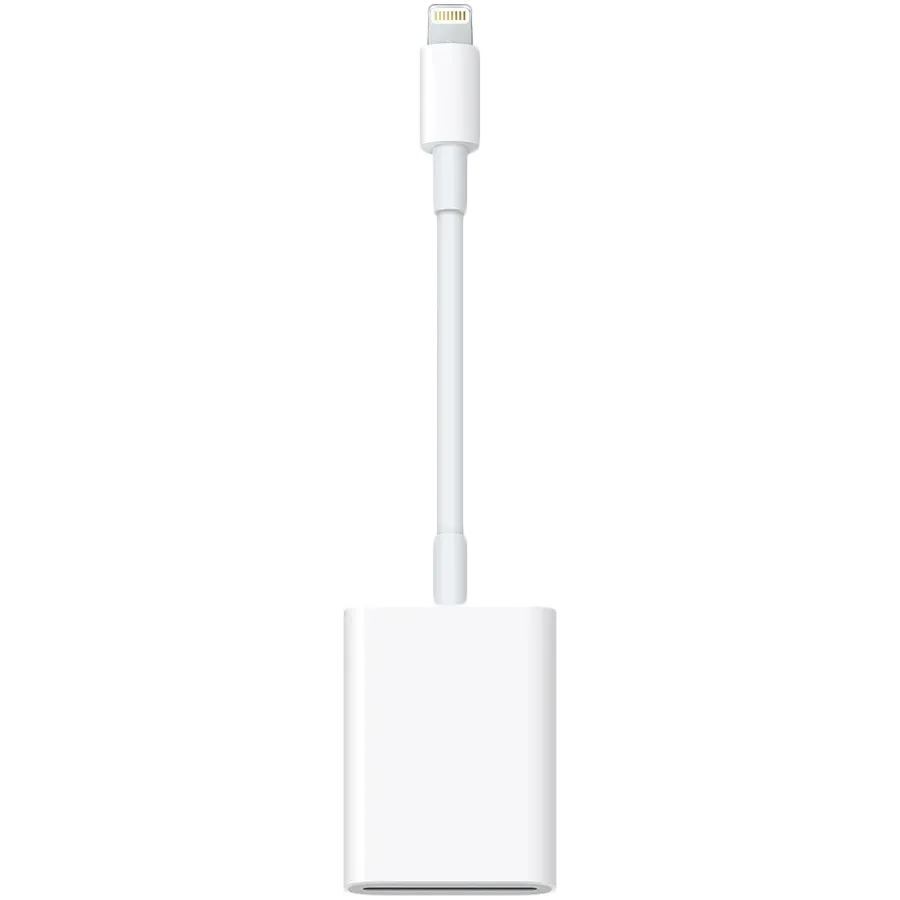 APPLE Συσκευή Ανάγνωσης Καρτών 1 in 1 (SD), Αστραπή, Λευκό — Εικών №1