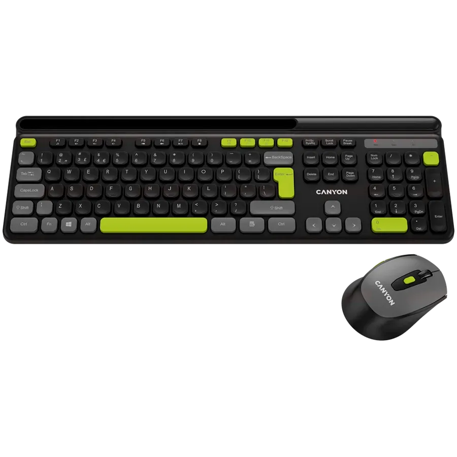 CANYON HSET-W5 Клавиатура Беспроводная, Чёрный — Изображение №2