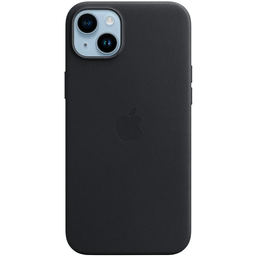 Husă APPLE din piele cu MagSafe pentru iPhone 14 Plus, Midnight — image №1