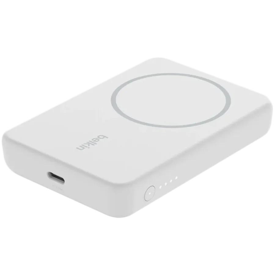 BELKIN Power Bank, 5000 mAh, Λευκό — Εικών №2